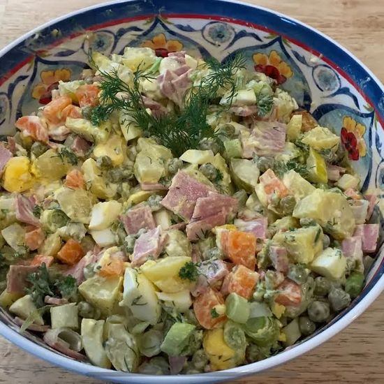 Салат Домашний (вареная колбаса)