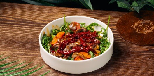 Салат с говядиной