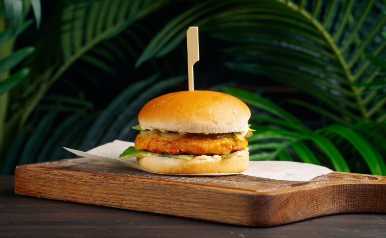 Бургер с птицей