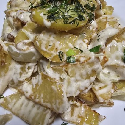 Картошка в сметане