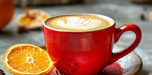 Цитрусовый капучино