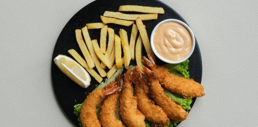 Креветки в кляре