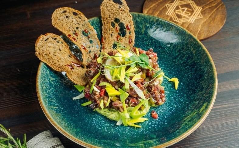 Тар-тар из мраморной говядины