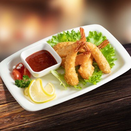 Эби темпура креветки