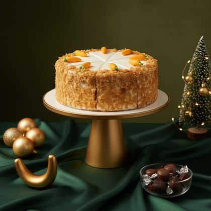 Морковный с карамелью