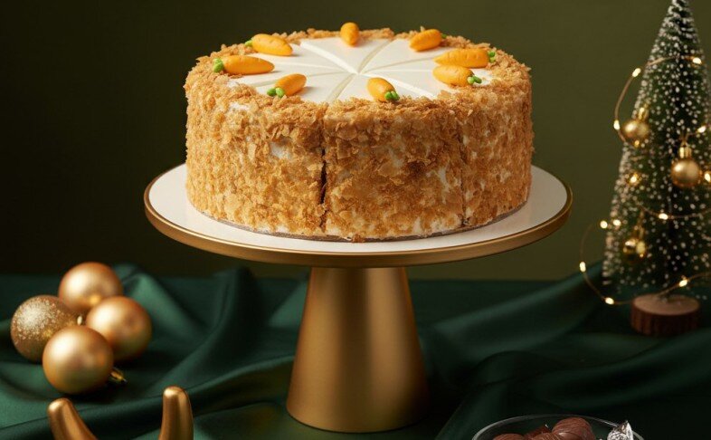 Морковный с карамелью