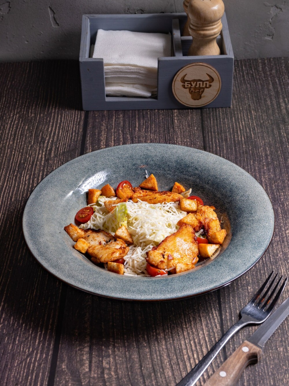 Блюдо недели! Цезарь с курицей