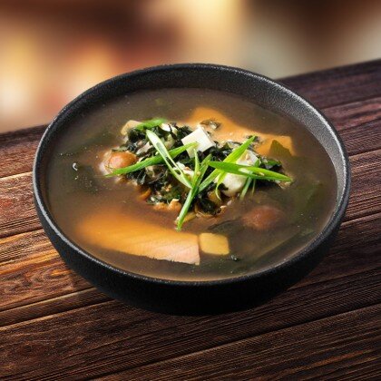 Мисо суп с лососем