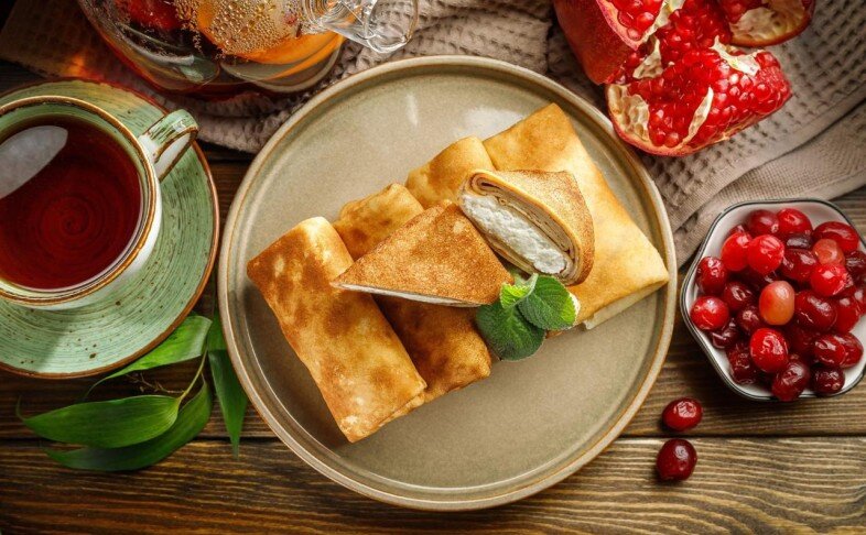 БЛИНЧИКИ С ТВОРОГОМ