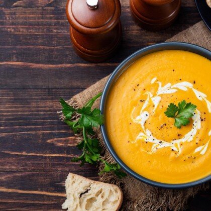 Крем суп из тыквы