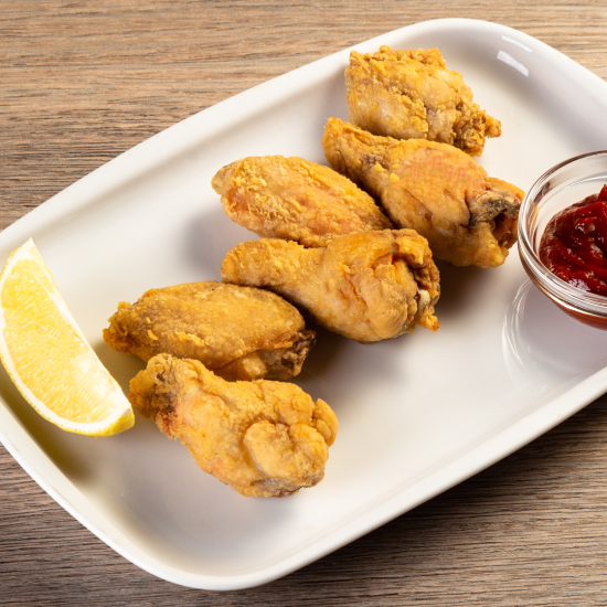 Куриные крылья с соусом барбекю