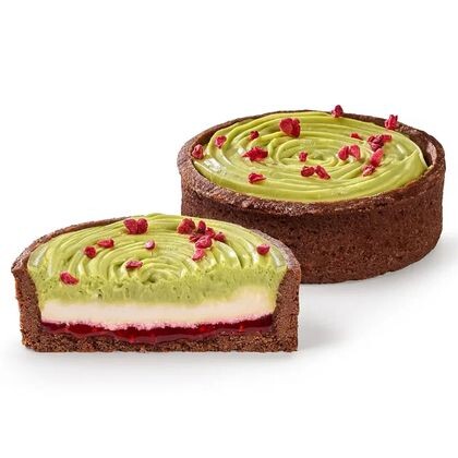 Тарталетка Фисташка-Малина