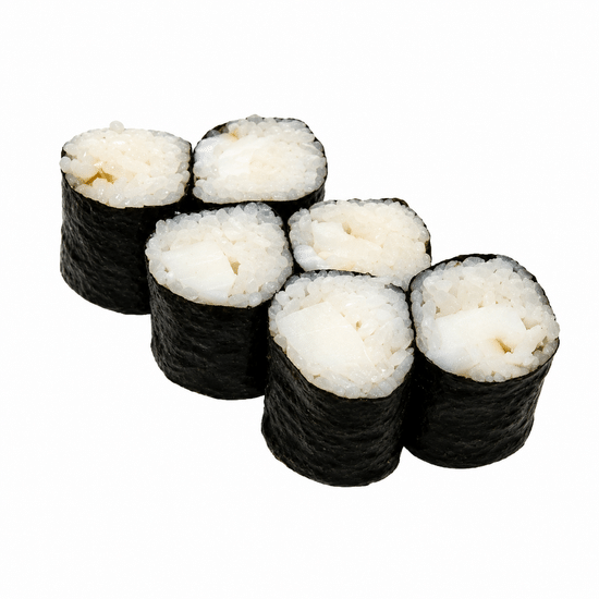 «Кунцей ика» маки (ролл с копченым кальмаром)