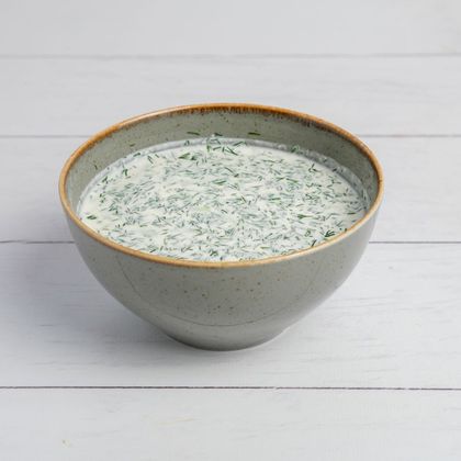 Окрошка с колбасой