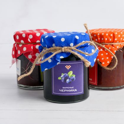 Варенье черничное 250гр штучка
