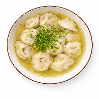 Пельмени с бульоном, 350 г