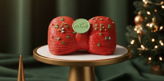 Бант новогодний