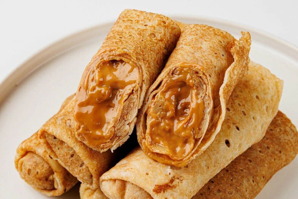 БЛИНЧИКИ СО СГУЩЕНКОЙ