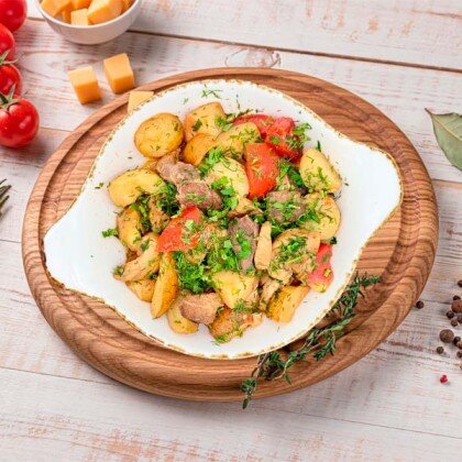 Свинина с овощами, 300 г