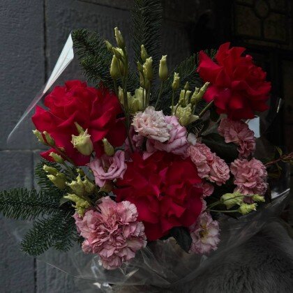 Букет «Тепло в сердцах»