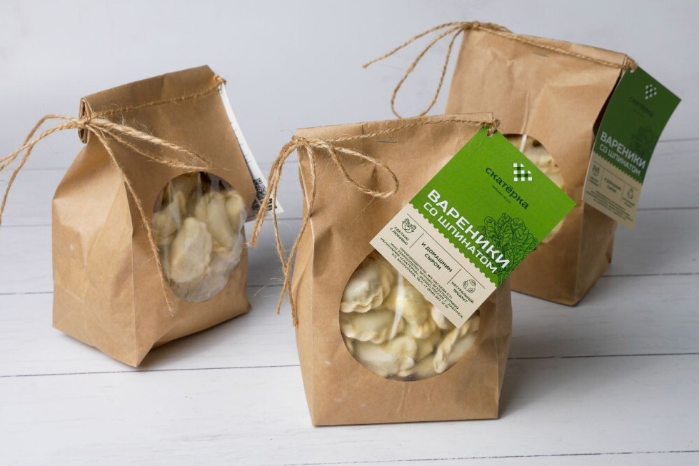 Вареники с шпинатом и сыром п/ф (весовой товар)