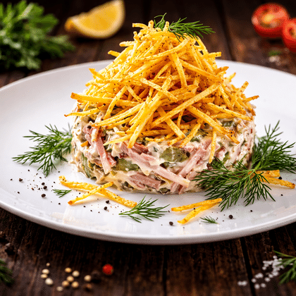 Салат "Шапка Мономаха"