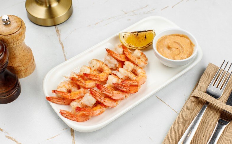 Креветки жареные