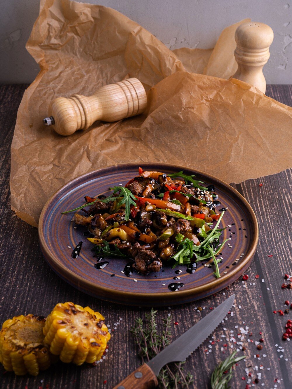 Теплый с телятиной