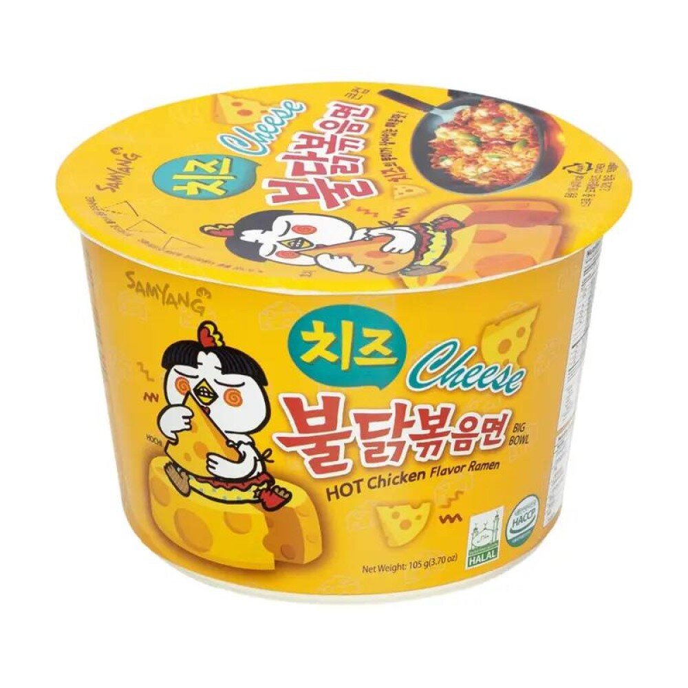 Лапша Бульдак Сырная 105гр