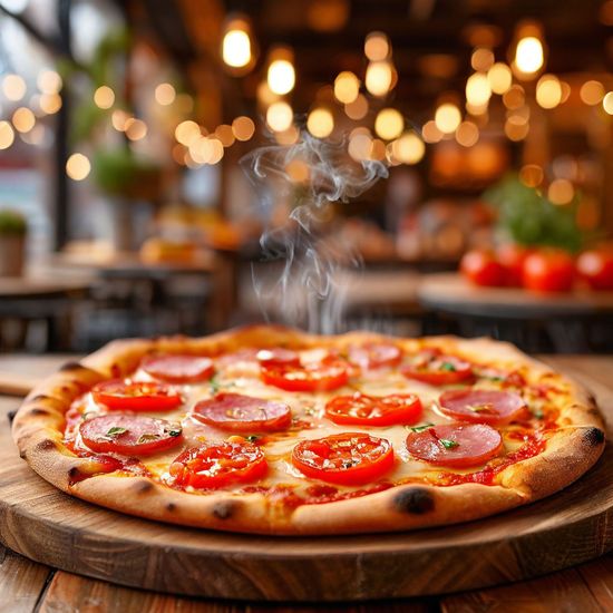 Пицца с ветчиной 30 см