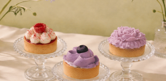 Мини-Тарталетка Малиновая (слева)