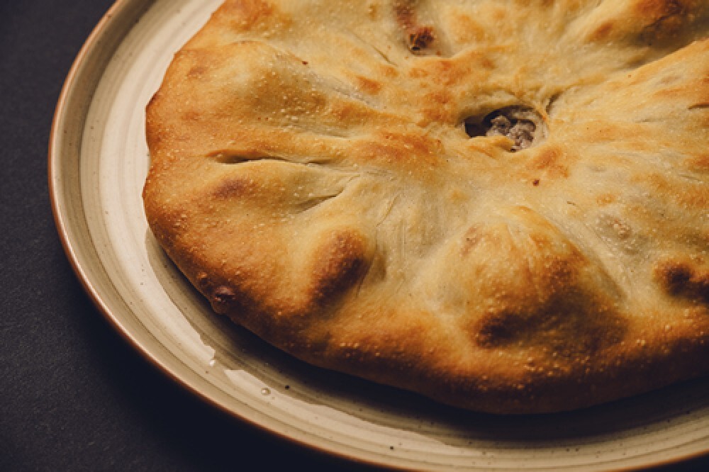Пирог с картофелем и грибами