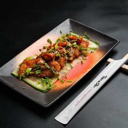 РЫБА ПО-КИТАЙСКИ В КИСЛО-СЛАДКОМ СОУСЕ