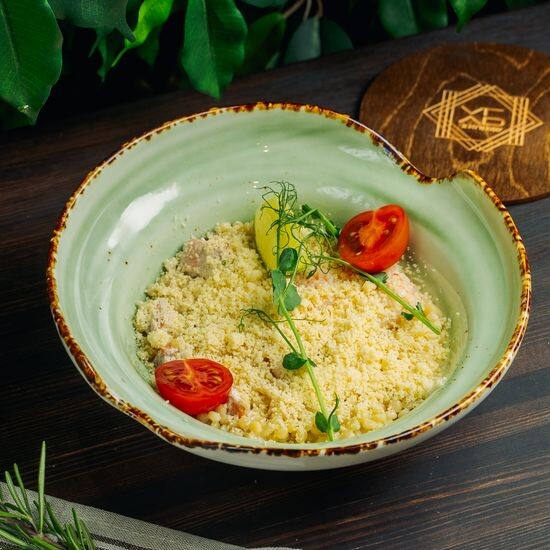 Птитим с морепродуктами