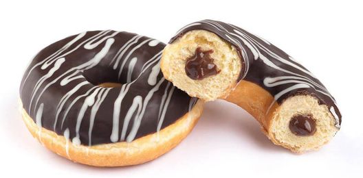 ПОНЧИКИ ГЛАЗИРОВАННЫЕ С НАЧИНКОЙ ШОКОЛАД