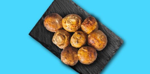 Шампиньоны с мангала