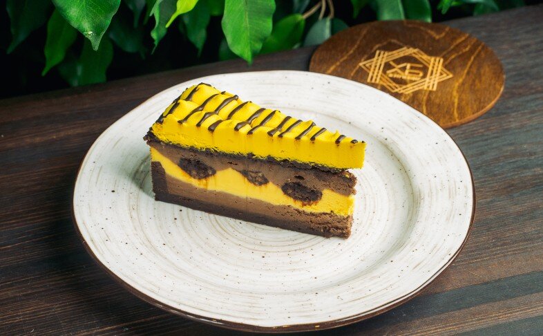 Чизкейк манго-маракуйя