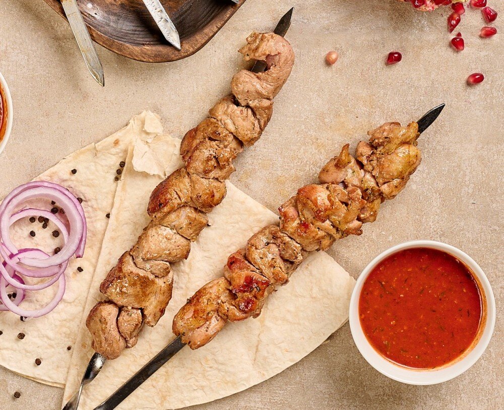 Шашлык из куриного бедра