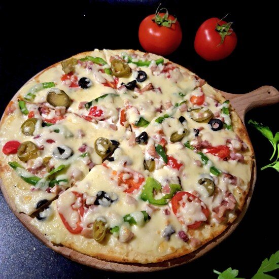 Халапеньо с копченой курицей