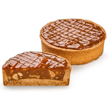 Тарталетка карамель с орехами