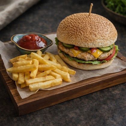 Бургер Фирменный/котлета Курица