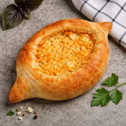 Хачапури по Аджарски с курицей