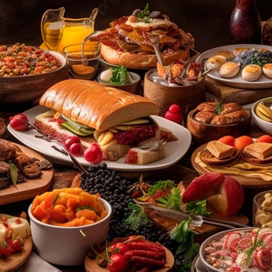 Праздничный стол на 10 персон