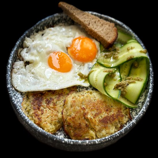 Яичница с драниками