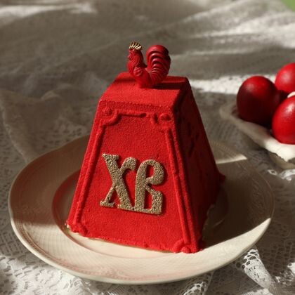 Пасха творожная "Красный велюр"