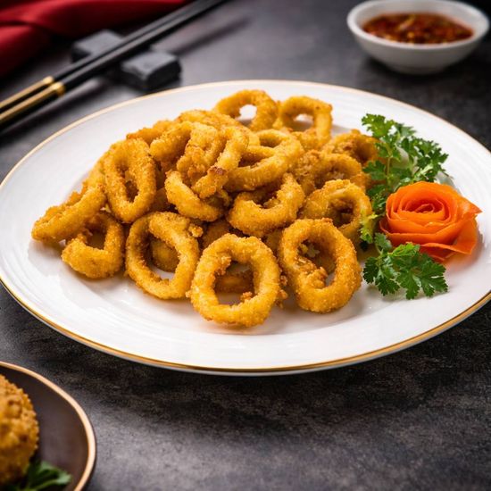 №87 Кольца кальмара в сухарях