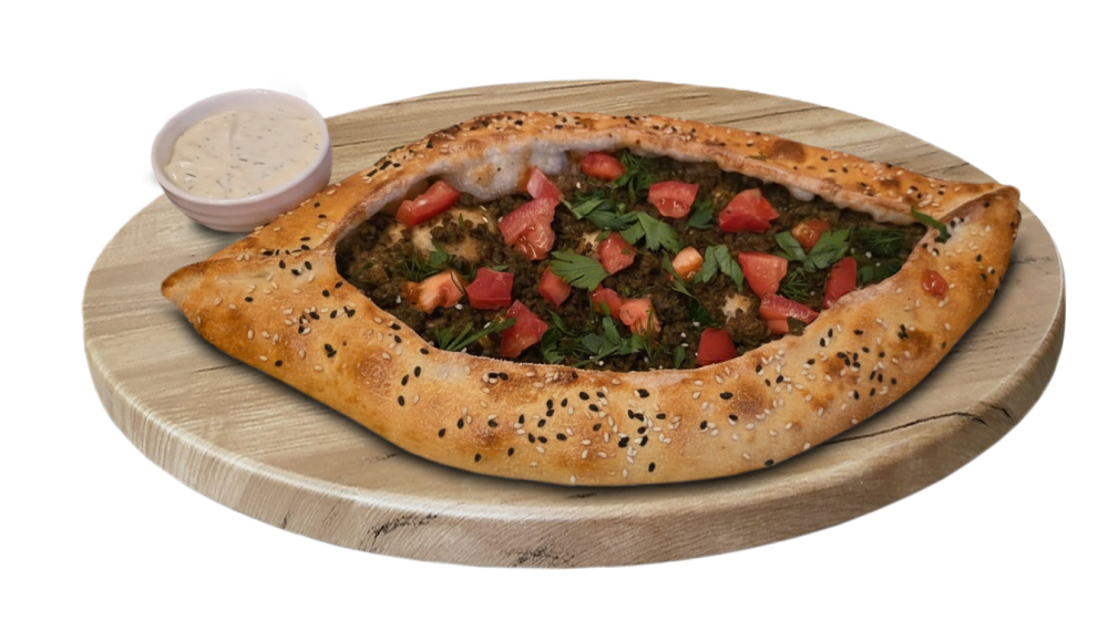 Пиде с телятиной