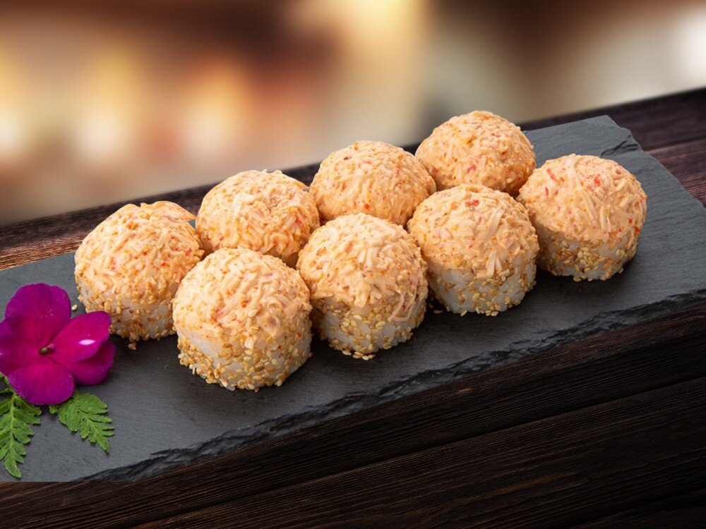 Острый ролл c крабом LUX