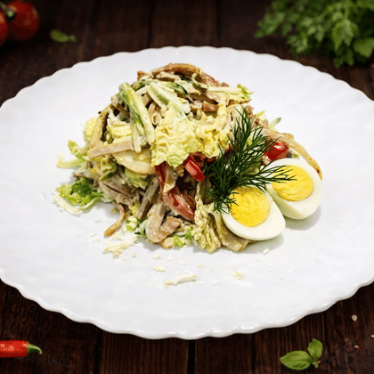 Салат "Нежный" из языка