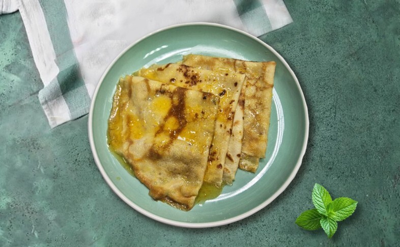 Блины с апельсиновым сиропом